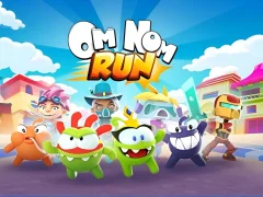 Spel Om Nom Run aanlyn