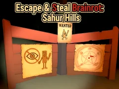 Spel Escape & Steal Brainrot: Sahur Hills aanlyn