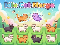 Spel Idlle Cat Merge aanlyn