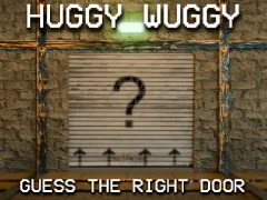 Spel Huggy Wuggy Guess the right door aanlyn