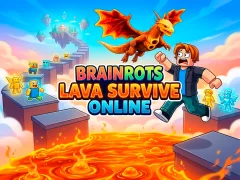 Spel Brainrots Lava Survive Online aanlyn