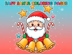 Spel Easy Santa Coloring Pages aanlyn