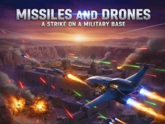 Spel Missiles and Drones: A Strike On A Military Base aanlyn