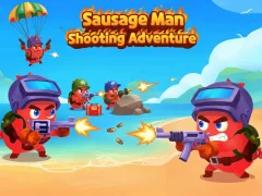 Spel Sausage Man Shooting Adventure aanlyn