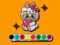Spel Labubu Coloring Adventure aanlyn