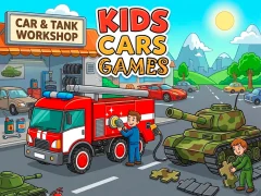 Spel Kids Cars Games aanlyn