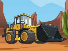 Spel Bulldozer Jigsaw aanlyn