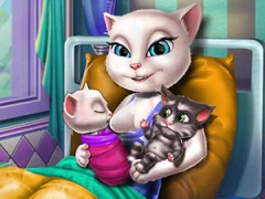 Spel Angela Twins Birth aanlyn