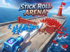 Spel Stick Roll Arena aanlyn