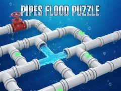 Spel Pipes Flood Puzzle aanlyn