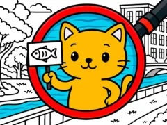 Spel Find The Cat Cat Search aanlyn