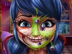 Spel Dotted Girl Halloween Makeup aanlyn