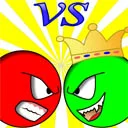 Spel Red ball vs green king aanlyn