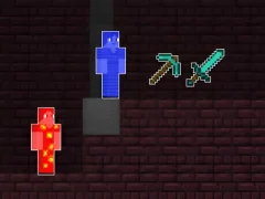 Spel Fire Steve and Water Alex aanlyn