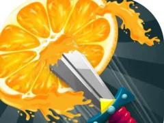 Spel Fruit Knife Hit aanlyn