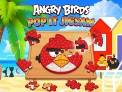 Spel Angry Birds Pop It Jigsaw aanlyn