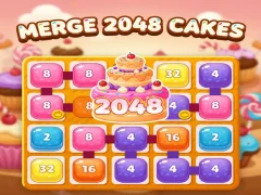 Spel Merge 2048 cakes aanlyn