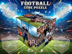 Spel Football Cube Puzzle aanlyn
