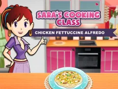 Spel Sara's Cooking Class: Chicken Fettuccine Alfredo aanlyn
