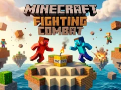 Spel Minecrafts Fighting Combat aanlyn