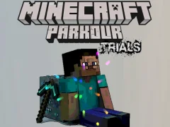 Spel Minecraft Parkour Trials aanlyn