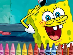 Spel Sponge Bob Coloring aanlyn
