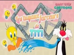 Spel Looney Tunes Cartoons Les tuyaux farceurs de Titi aanlyn