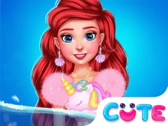 Spel Princess Turned Into Mermaid aanlyn