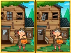 Spel Spot the differences halloween aanlyn