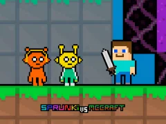 Spel Sprunki vs MCCraft aanlyn