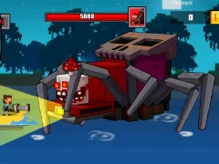 Spel Pirate Block Craft Monster Shooter aanlyn