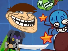 Spel TrollFace Jigsaw aanlyn
