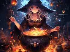 Spel Anime girls Witchcraft aanlyn