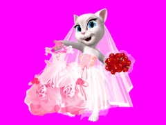 Spel Talking Tom Angela City Wedding Boutique aanlyn