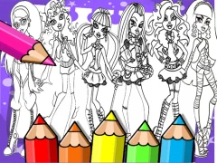 Spel Monster High Coloring Book aanlyn