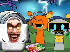Spel Sprunki Castle Panic Skibidi Toilet aanlyn
