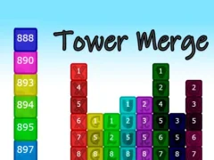 Spel Tower Merge aanlyn