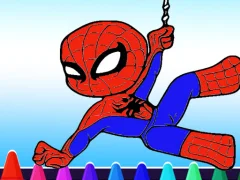 Spel Spiderman Coloring book aanlyn