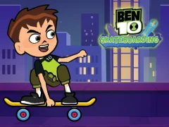 Spel Ben 10 Skateboarding aanlyn