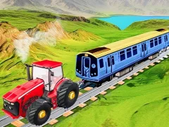 Spel Chain Tractor Train Towing Game 3D aanlyn