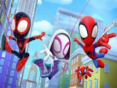 Spel Spidey and his Amazing Friends Swing Into Action! aanlyn