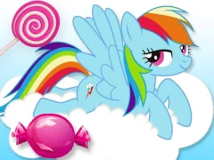 Spel Pony Candy Run aanlyn