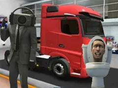 Spel Truck Simulator Skibidi Toilet aanlyn