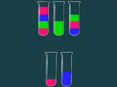 Spel Water Sorting Color in the bottle aanlyn