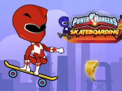 Spel Power Rangers Skateboading aanlyn