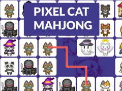 Spel Pixel cat mahjong aanlyn