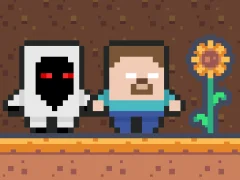 Spel Entity 303 vs Herobrine aanlyn