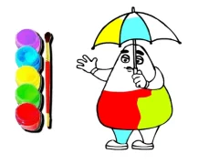 Spel Grimace Click and Paint aanlyn