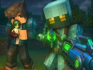 Spel Paintball Fun 3D Pixel aanlyn