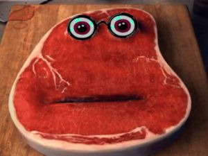 Spel Charlie die Talking Steak  aanlyn
